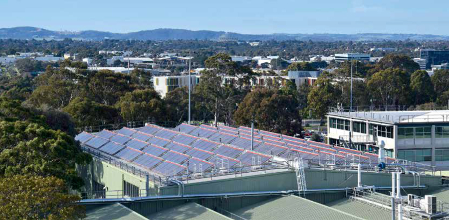 Monash University Solar Power Panels